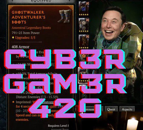 CyberGamer 420 Community Logo